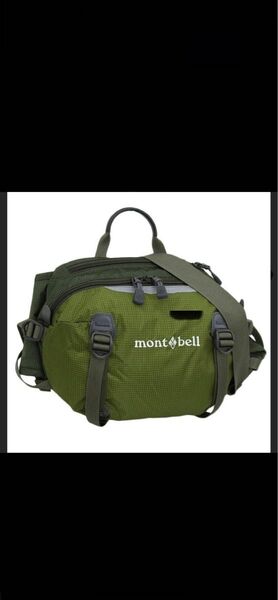 mont-bellモンベル ショルダーバッグ ボディバッグ ウエストバッグ ナイロン トレイルランバーパック4 グリーン 新品