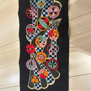 和装 刺繍襟 振袖 成人式 半衿