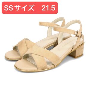 21.5cm SS ORiental TRaffic オリエンタルトラフィック クロスストラップ メタリックライン サンダル