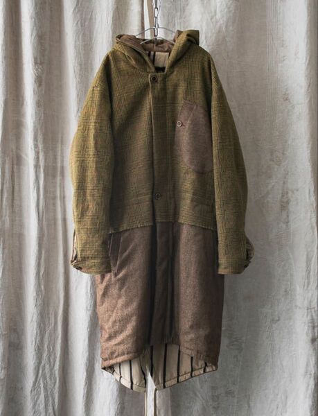 UMA WANG 21AW PAUL COAT M フーデッドロングコート ユマワン ziggy chen