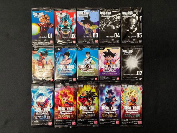 ドラゴンボールカードゲーム・フュージョンワールド/プロモーションパック・バトルパック・エナジーマーカーパック・覚醒の鼓動等15P