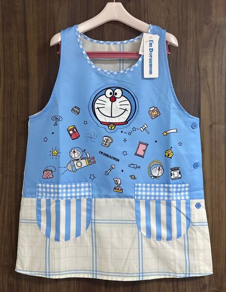 新品 ドラえもん エプロン 保育士