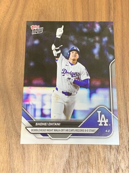 topps NOW 大谷翔平 2025 サヨナラホームラン