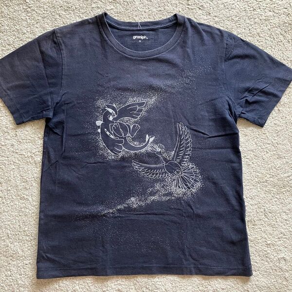 グラニフ ポケモン Tシャツ SS 150 ネイビー