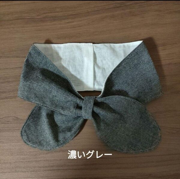 濃いグレー アイスノン連結氷結ゲルカバー ネッククーラー 680円