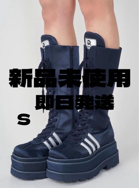Darich★新品レースアップスニーカーロングブーツ【S】