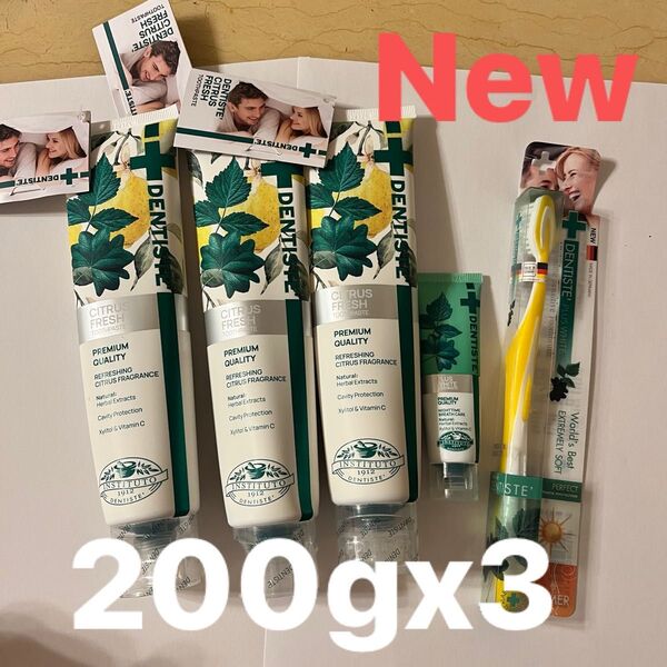 匿名発送 New デンティス シトラスフレッシュ200g 歯磨き粉
