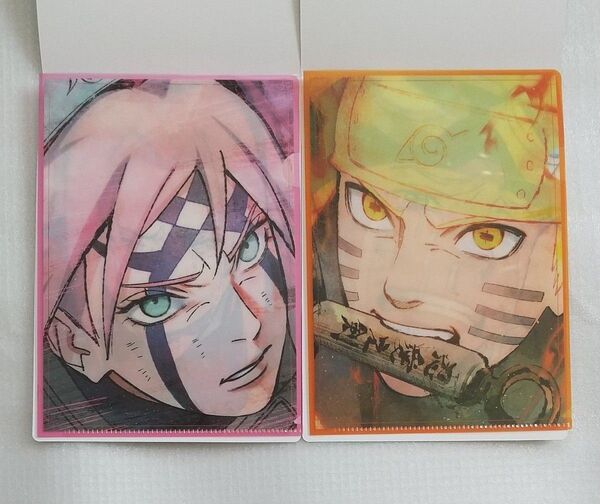 NARUTO miniクリアファイルコレクション ナルト サクラ ジャンボカードダス