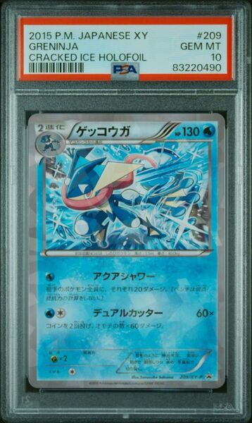 PSA10 世界205枚のみ ポケモンカード ゲッコウガ 2011年 ファミリーマート XY プロモ ホロ
