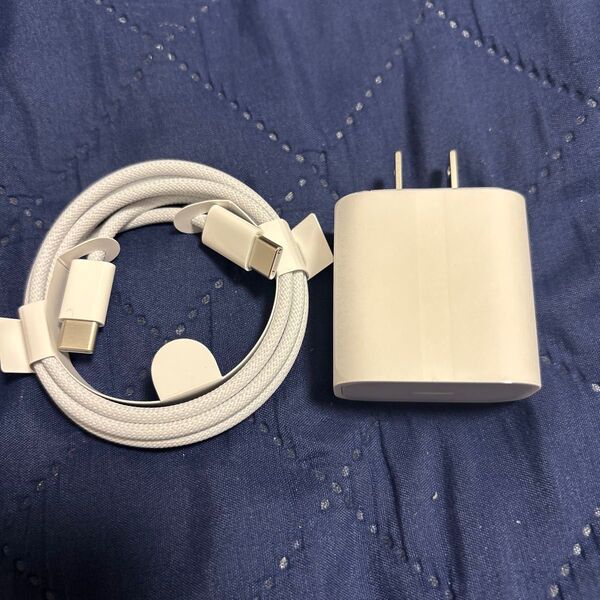 美品 iPad 付属品 アップル 純正 Apple USB-C 電源アダプタ A2305 20W 充電ケーブル付き