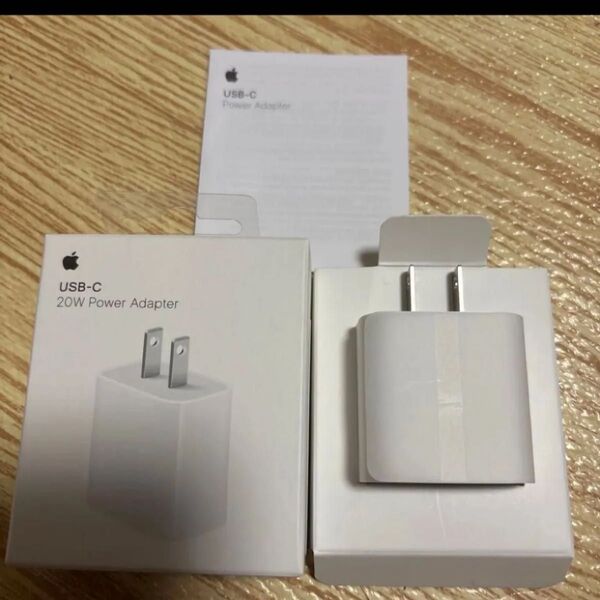 1個 新品未使用 箱付き アップル 純正 Apple USB-C 電源 A2305 20W PD ACアダプタ 充電器