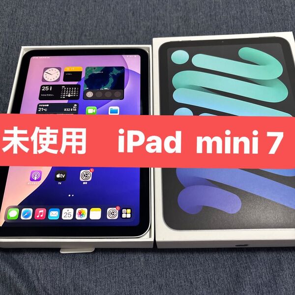 未使用 Apple iPad mini A17 Pro スペースグレイ 128GB Wi-Fiモデル MXN63J/A