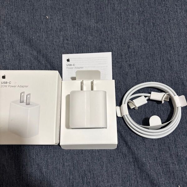 未使用 iPad 付属品 アップル 純正 Apple USB-C 電源アダプタ A2305 20W 充電ケーブル付き