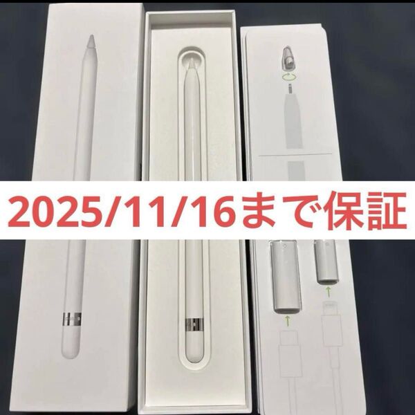 未使用に近い 保証有り Apple Pencil(第1世代)MQLY3J/A A1603 アップルペンシル ホワイト