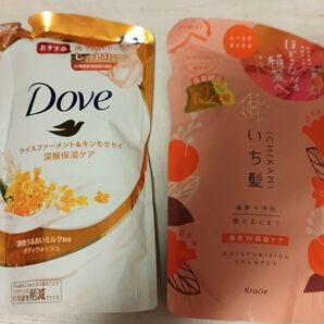 ダヴ ボディウォッシュ&いち髪 シャンプー 2個セット
