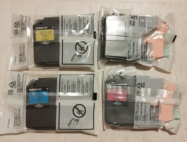 brother 純正インクカートリッジ LC211 4色セット◇インクジェットプリンター LC211-4PK ブラザー