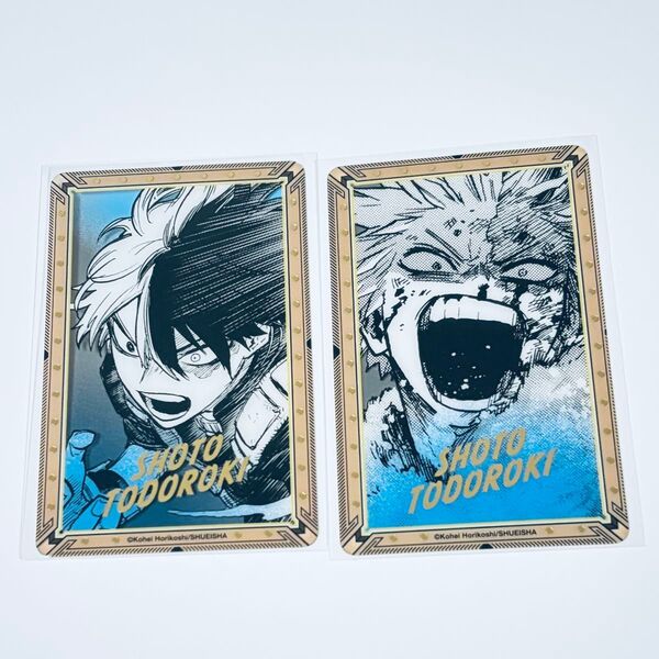 僕のヒーローアカデミア原画展 箔押しクリアカードコレクション 轟焦凍