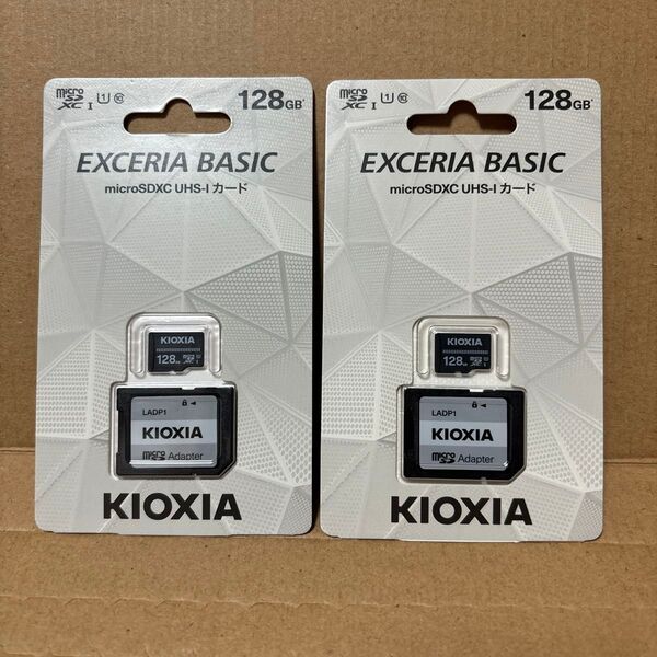 KIOXIA EXCERIA BASIC microSDXC UHS-Iカード 128GB 2点セット