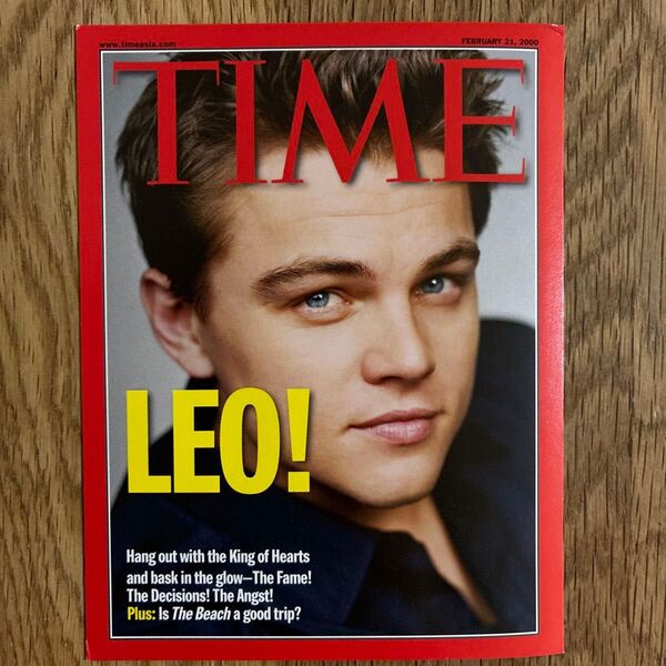TIME レオナルドディカプリオ Leonardo DiCaprio AD CARD ポストカード 非売品 ノベルティ アドカード