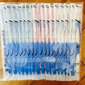 Ci603 歯科医院専用歯ブラシ 仕上げ磨き やわらかめ 19本