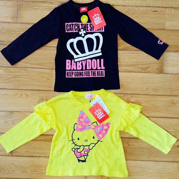 長袖Tシャツ ロンT セット ハローキティ baby doll 90cm 新品未使用