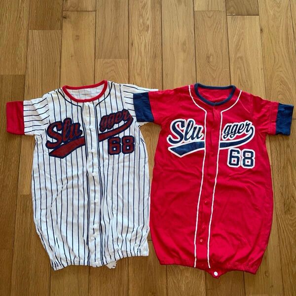 新生児 2wayオール カバーオール ロンパース 50-60