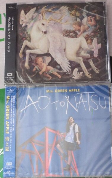 Mrs. GREEN APPLEの「AO to Natsu」と「Soranji」の2枚セット