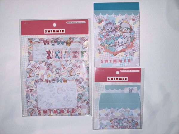 SWIMMER レターセット メモ帳 新品未開封品