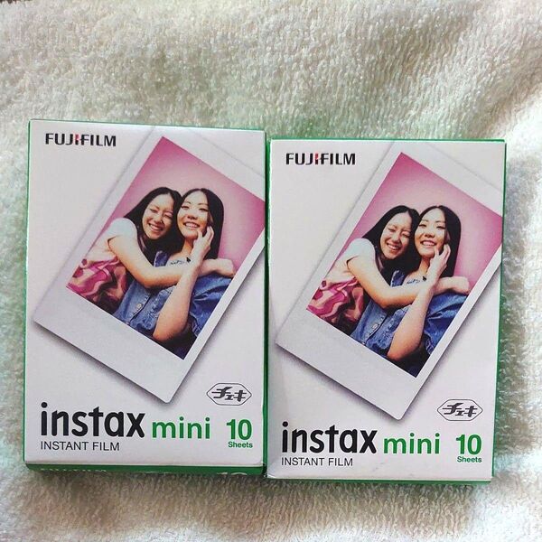 チェキ フィルム 10枚入 2パック 富士フィルムチェキ用フィルム IINSTAX MINI JP1 FUJIFILM