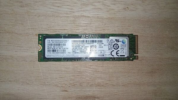 正常98%◆256GB◆M.2 NVMe SSD◆MZ-VLB2560◆SAMSUNG(2)