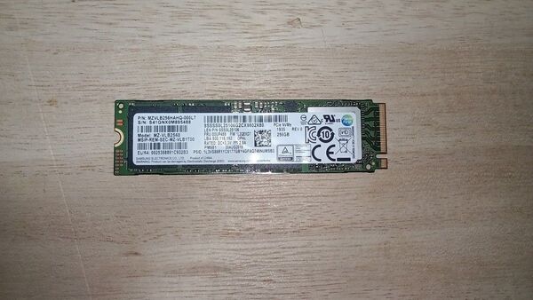 正常98%◆256GB◆M.2 NVMe SSD◆MZ-VLB2560◆SAMSUNG(2)