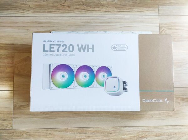 DEEPCOOL LE720WHホワイト高性能簡易水冷 CPUクーラー360MM