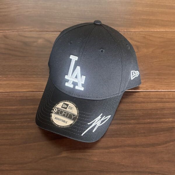 新品 大谷翔平サイン刺繍入り ドジャース限定キャップ NEW ERA ニューエラ 9FORTYキャップ