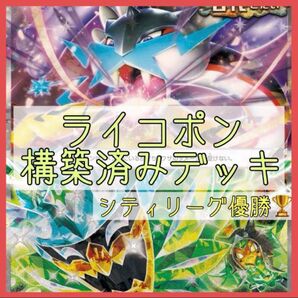 【5/11シティリーグ優勝構築】タケルライコexデッキ 構築済みデッキ