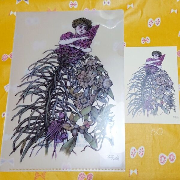 新品 ヒグチユウコ 植物展 A4 クリアファイル+ポストカード 完売品 会場限定販売 Yuko Higuchi