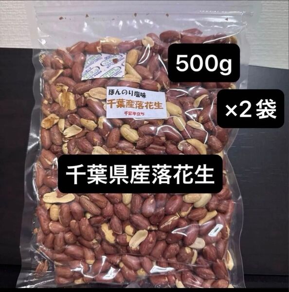 千葉県産落花生(半立ち)塩味ロースト 1kg