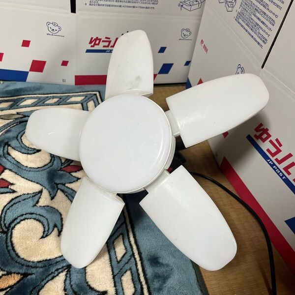 RETZLINK 5枚羽 LEDライト クリップ付 屋内用 6000ルーメン RZ1-5-6000S 作業灯