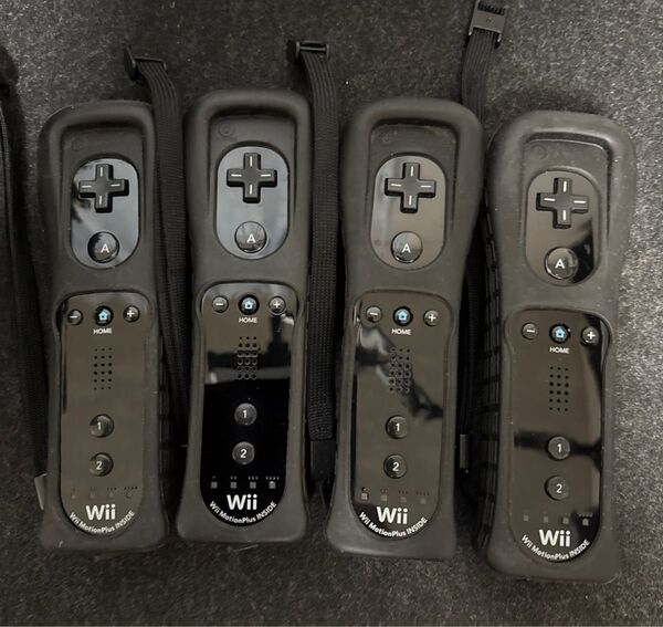 Wii リモコンプラス 黒4台