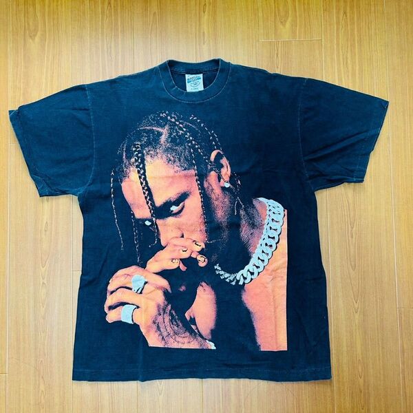 Travis Scott トラビススコット ラップTシャツ 古着 ビンテージ USA シングルスティッチ TEE Tシャツ