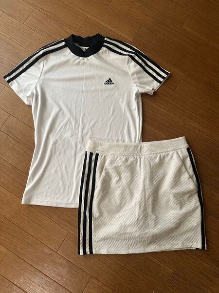 Tシャツ スカートセット スリーストライプス スコートadidas Golf/アディダスゴルフ】/ 3-Stripes Skort