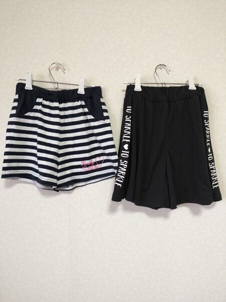 ショートパンツ パンツ 160 2点 セット