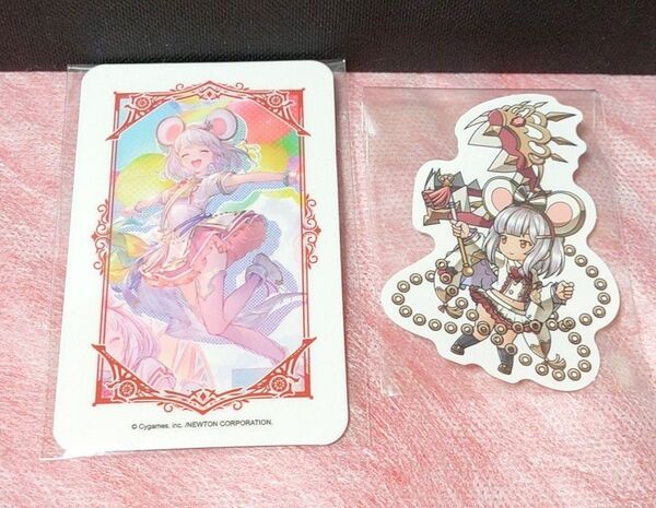 グラブル パセラコラボ 後半 ラミネートカード ビカラ ステッカー 2点セット 十二神将 グランブルーファンタジー