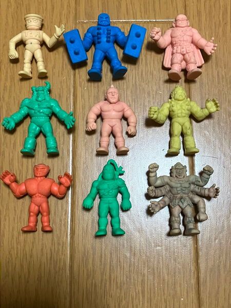 キン消し セット8 消しゴム 当時物 キン肉マン キンケシ
