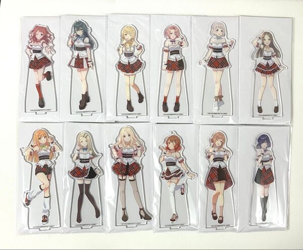 ローソン 限定販売品 学園アイドルマスター 描き下ろし アクリルスタンド 全12種類 コンプリートセット 未開封新品