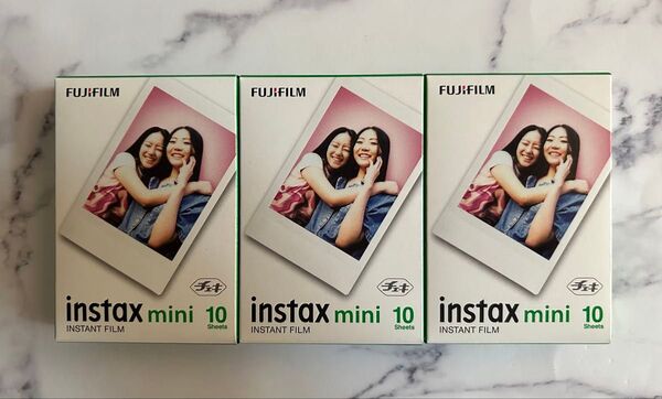 未開封 富士フイルム INSTAX MINI チェキ フィルム 10枚×3箱 30枚セット FUJIFILM