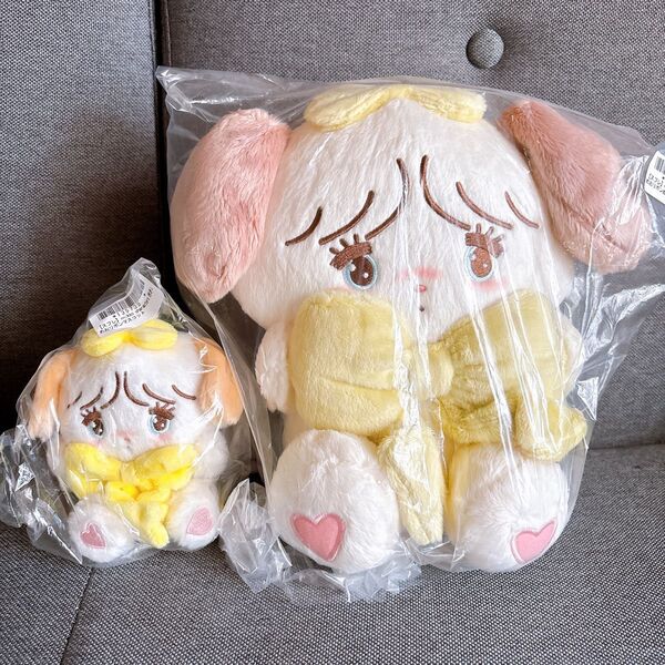 mikko characters 抱きしめおリボンぬいぐるみ スフレ 2点セット