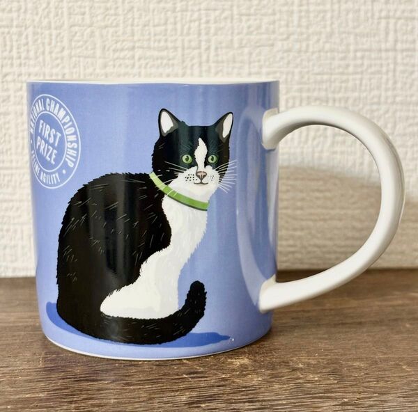 マグカップ アルスターウィーバーズ 白黒猫 ハチワレ猫 磁器製 電子レンジ可 食洗機可 未使用 稀少 ULSTER WEAVERS