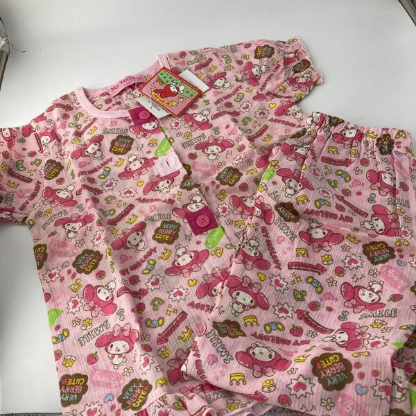 女の子 半袖 パジャマ サンリオ マイメロ 120