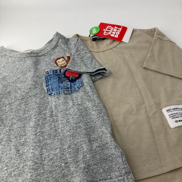 男の子 半袖 トップス Tシャツ petit main ベビードール 110