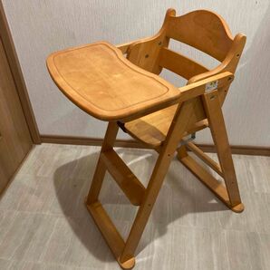 KATOJI ベビーチェア ハイチェア 折りたたみ カトージ ベビー 木製